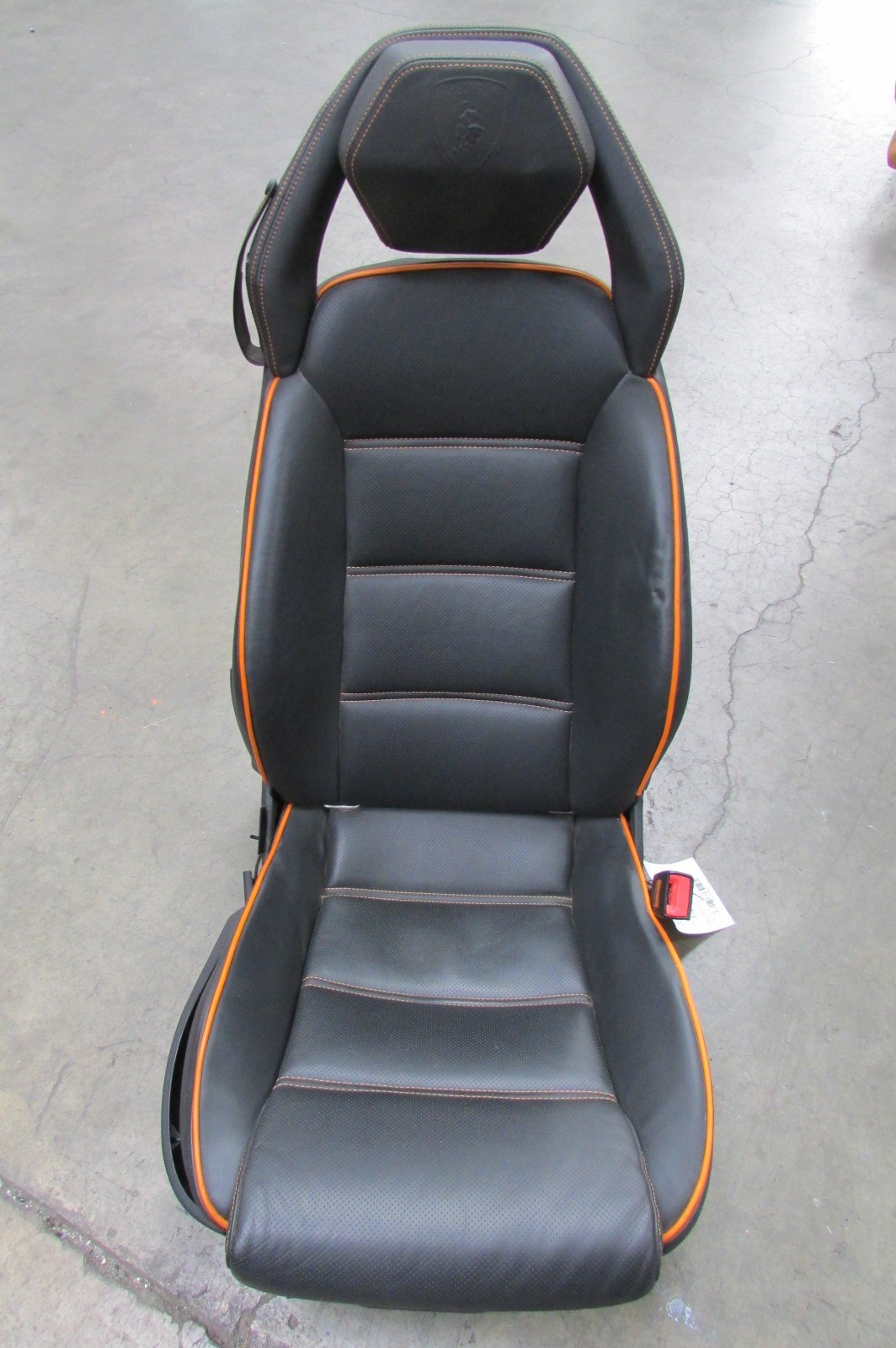Lamborghini Gallardo LP550, RH Front Seat, Black,Orange Stitching, 400881004G