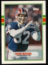 Don Beebe RC: 1989 Topps Traded Rookie Card #59T. rookie card picture