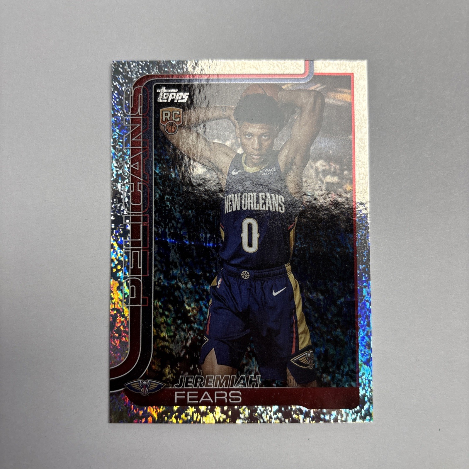 2025-26 Topps Jeremiah Fears Holo Foil Rookie RC Pelicans 207
