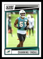 Channing Tindall 2022 Score #355 Miami Dolphins ROOKIE BUY10GET5FREE