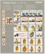 Karta bezpieczeństwa Helvetic Airways Fokker 100