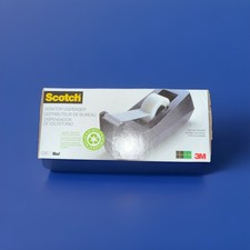 Scotch Desktop Tape Dispenser C-38 Black Heavy Duty 100 Recycled Plastic New