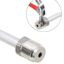 Extension Rod Spray Bar with Double Nozzle and Secure Sealed Connection System