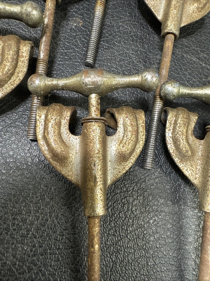 8x Slingerland Radio King 40s 50s Vintage Drum Set Bass Drum T-Rods & Claws 1953 - Image 2 of 3