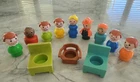 Vintage Fisher Price Little People Figures and Furniture 12 Pieces!