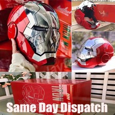AUTOKING IronMan MK5 Helmet 1:1 Voice-controlled Wearable Cosplay Prop LED Eyes