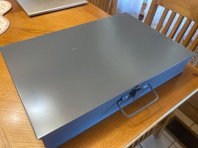 Durham Mfg 1 Compartment Box, Steel, 18 In W X 12 In D X 3 In H