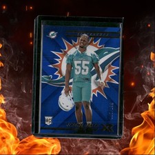 2018 Panini Xr Jerome Baker Blue Rookie 085/199 #136