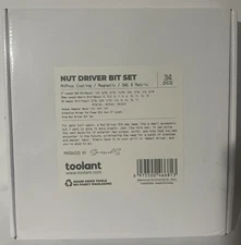 TOOLANT Impact Magnetic Nut Driver Set - 34pcs - Impact Driver Bit Set In Case