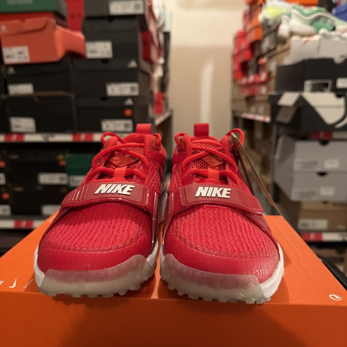 Nike Air Zoom Diamond Elite Turf Red/White Baseball Cleats Men's