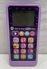 Leap Frog Chat  Count Emoji Cell Phone Kids Purple tested