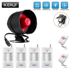 Cheap & Simple Home Alarm System 110dB Wireless Security Burglar Anti-theft