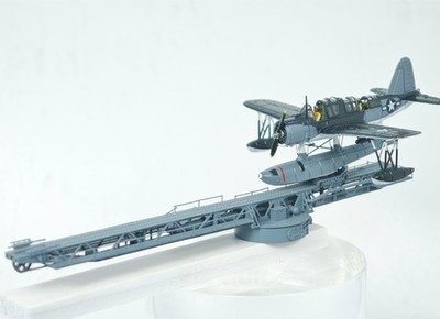 1/200 OS2U Emerald Bird+Catapult Scene Model