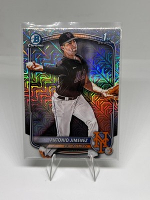 2025 Bowman Draft Chrome Antonio Jimenez 1st Mojo Refractor New York Mets
