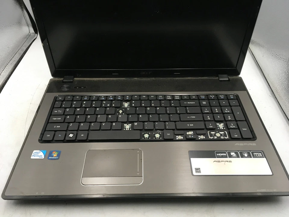 ACER ASPIRE 7741Z - FOR PARTS/REPAIR - INTEL PENTIUM P6000 - 1GB RAM - READ - BB - Image 3 of 4