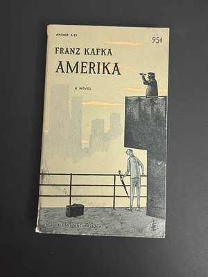 Amerika, Franz Kafka - DoubleDay Anchor - Edward Gorey Cover - 1946 