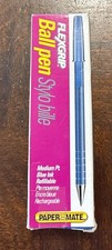 VTG Paper Mate FlexGrip Ball Point Pens 961-01 Blue Ink Medium Point Refillable