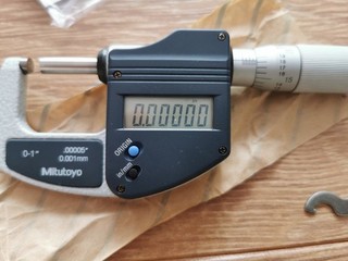 Mitutoyo Digimatic Micrometer 293 832 0 1 Range Made In Japan with Case