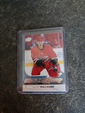 2017-18 Upper Deck Series 1 Young Guns Lucas Wallmark YG RC Card# 207