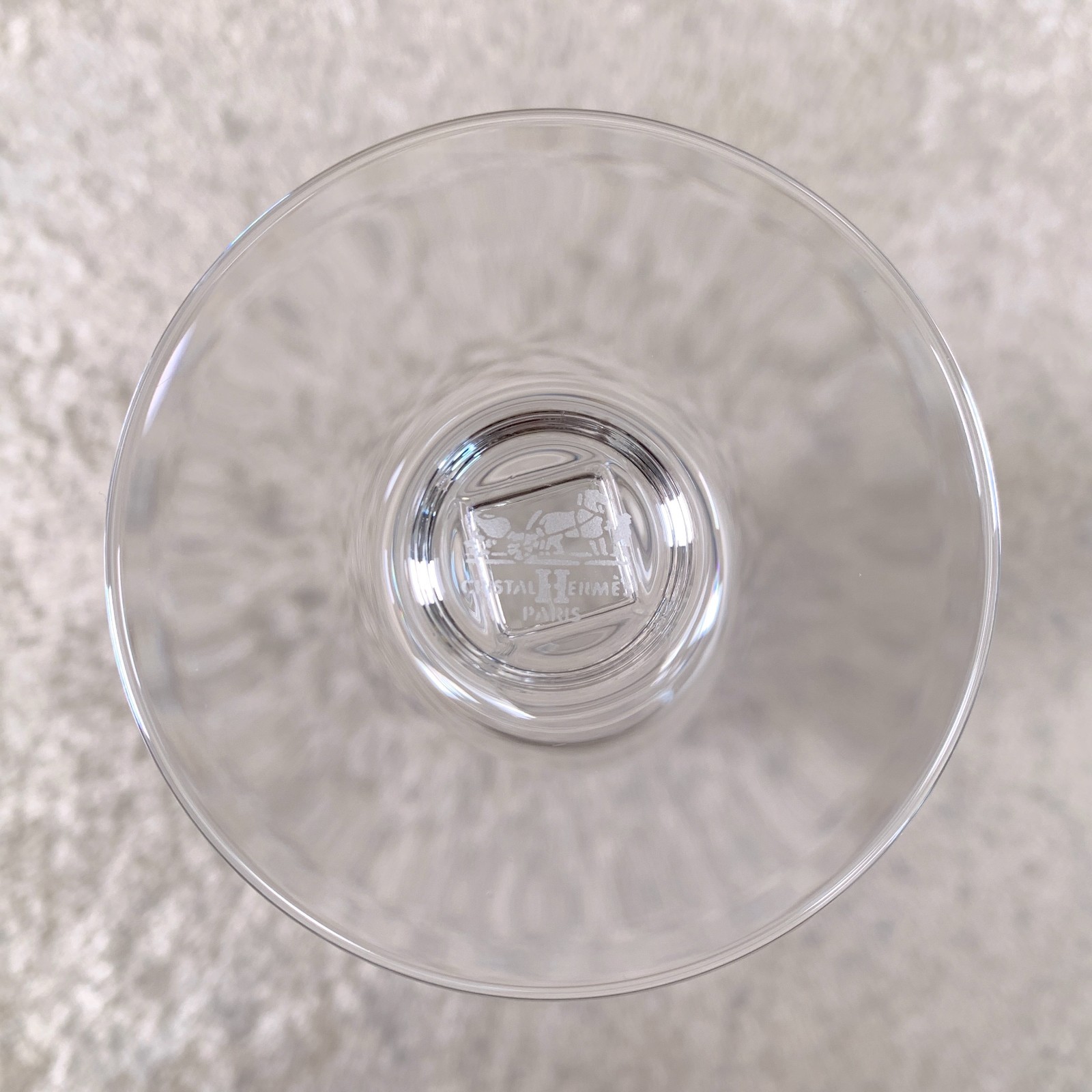 Hermes Crystal Champagne Glass Balcon de Guadalquivir Tableware Set of 2 w/ Box thumbnail 6