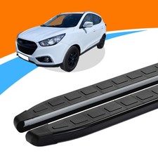 Trittbretter passend für Hyundai iX35ab08/2009-07/2015 DOLU Schwarz mit ABE