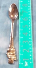 International Silver Co. Snowman Holiday Christmas 7.25 Inch Spoon unpolished