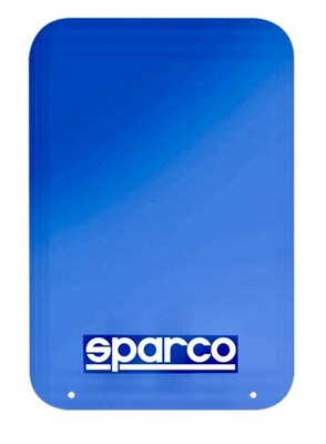SPARCO Blue 03791AZ Universal Mud Flaps Guards 11''x18.5'' - 2 Pair