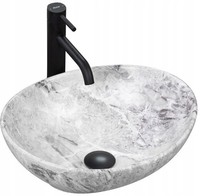 Waschbecken Keramik Handwaschbecken Aufsatzwaschbecken Rund Modern Neu Design