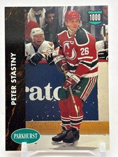 1991-92 Parkhurst [1,000 Point Club] #209 Peter Stastny New Jersey Devils