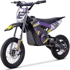 MotoTec 36v 1000w (HP112E-PRO) Electric Dirt Bike Purple