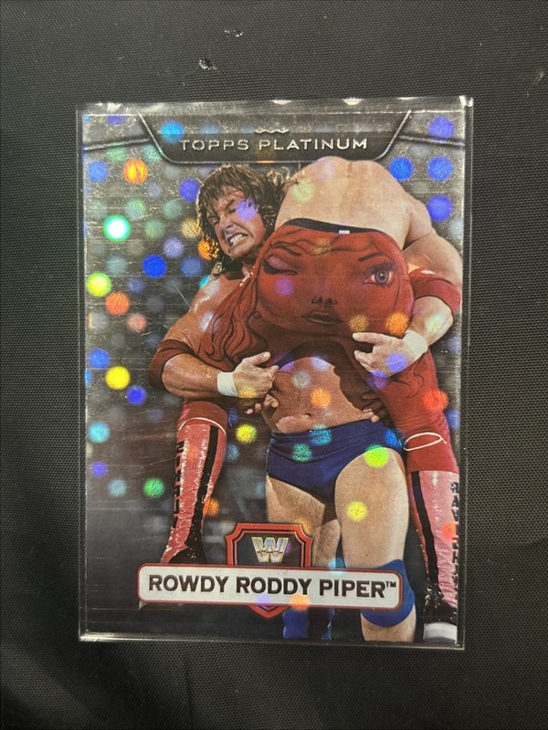 2010 Topps Platinum WWE #121 Rowdy Roddy Piper X-Fractors