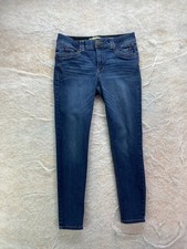 Democracy Womens Size 8 Medium Dark Wash Mid Rise Skinny Ab Technology Jeans