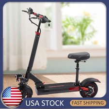 Electric Scooter 48v 800W For Adult 10"Off Road Fat Tires Fast Speed USA MAX Lx