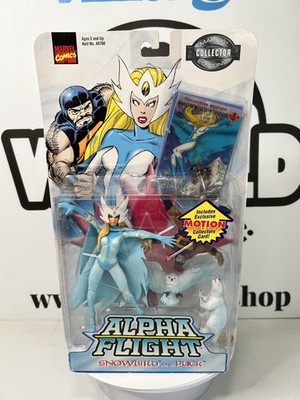 Alpha Flight Snowbird & Puck Action Figures Marvel Vintage Toy Biz Sealed Byrne