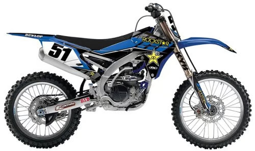 Factory Effex Rockstar 2016 Shroud Graphics Kit - Blue Motorcycle Dirt 19-14232