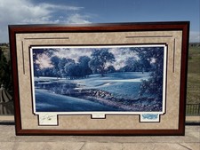 Golf  The Third At Muirfield  By Larry Dyke Lithograph 317/4500