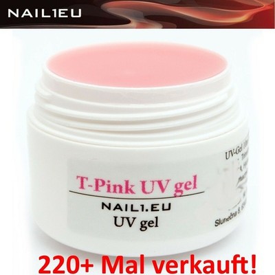 10ml 1-Phasen-Gel NAIL1.EU T-PINK rosa milchig, BABYBOOMER UV Gel, Allround-Gel