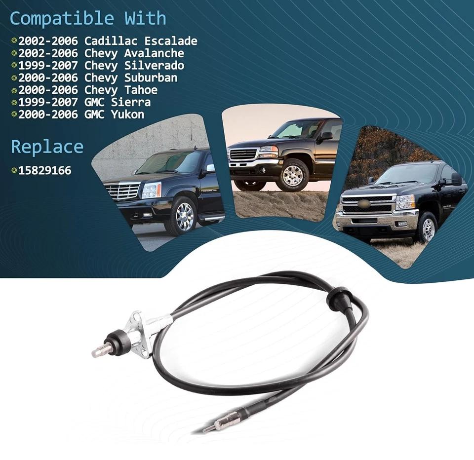 Base de antena de guardabarros AM/FM para Chevrolet Suburban 1500 2500 2000-2007 15829166 Foto 2 de 4