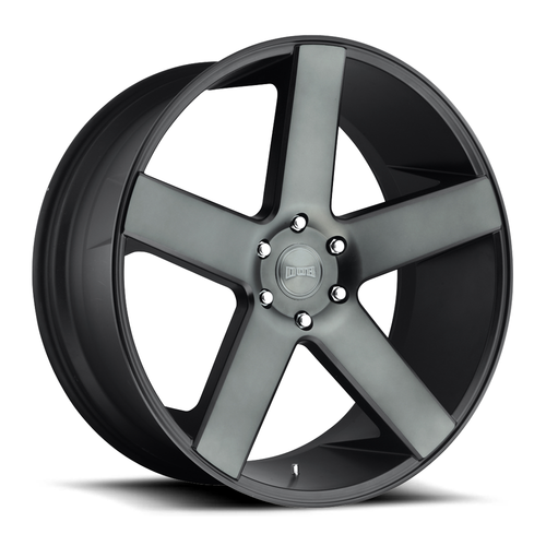 DUB 1PC S116 Baller 24x9 5x115 Matte Black Double Dark Tint Wheel 24 ...