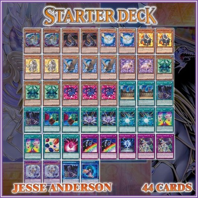 JESSE ANDERSON CRYSTAL BEAST DECK 44 | Rainbow Dragon Pegasus Ruby Topaz  YuGiOh