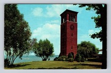 Chautauqua NY-New York, Lake Chautauqua Miller Bell Tower Vintage c1971 Postcard
