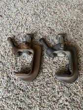 2 - Heavy Duty Cast Iron C Clamps - Stage Lighting - Par 46,56,64,etc