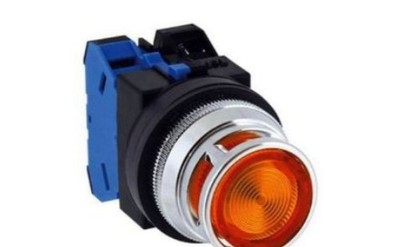 ALFD212611DNUA IDEC Switches, TWND Series Pushbutton, Mom, Amb, Ext, 120VAC XFMR
