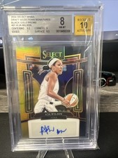 2024 WNBA Panini Select A'ja Wilson Black Gold Prizm Auto /5