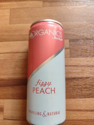 Red Bull Organics Fizzy Peach Full 330ml Can Dose Germany Design AF1DE  02chx