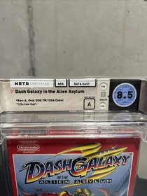 Dash Galaxy in the Alien Asylum - WATA 8.5 A Sealed (NES 1990)