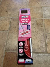 Swiffer Wicked PINK Sweep & Mop Deluxe 2-in-1 Kit Limited Edition Rare NEW