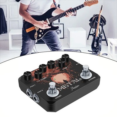 Rowin Metal Distortion Gitarreneffekt-Pedal Mit True Bypass