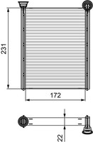WäRmetauscher Innenraumheizung Valeo 811534 FüR C4 CitroËN DS DS4 Aluminium 2
