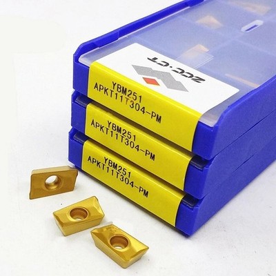 APKT11T304-PM YBM251 ZCC Cutting Tools CNC   Carbide Inserts 10pcs #wd